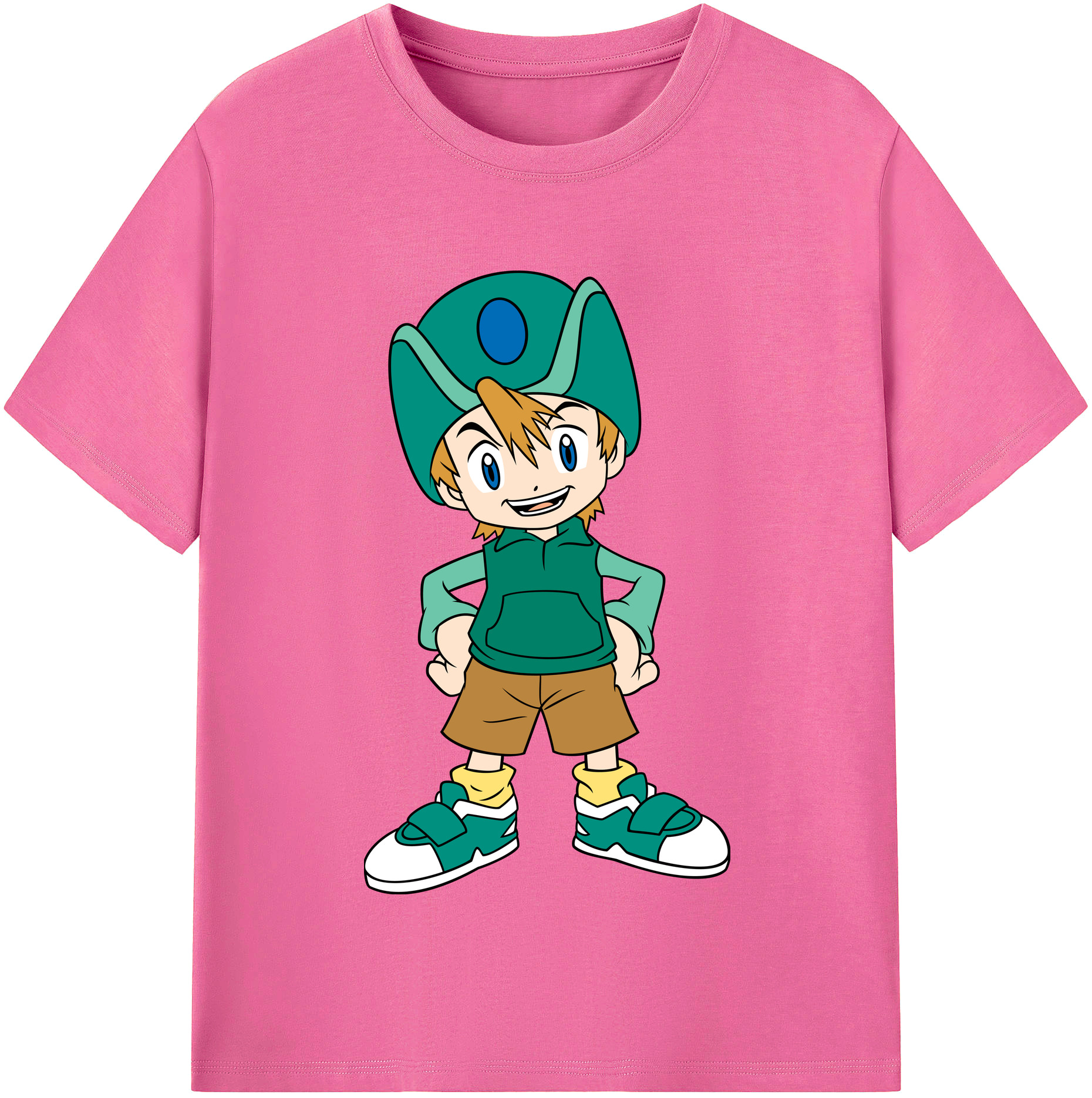 （画像用） Digimon デジタルモンスター/デジモン レディースカジュアルプリントTシャツ（綿100％）